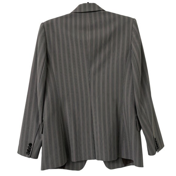 Club Monaco Women's Borrem Blazer Wool Blend Suit Jacket Size 10 Grey Blue - Picture 2 of 15